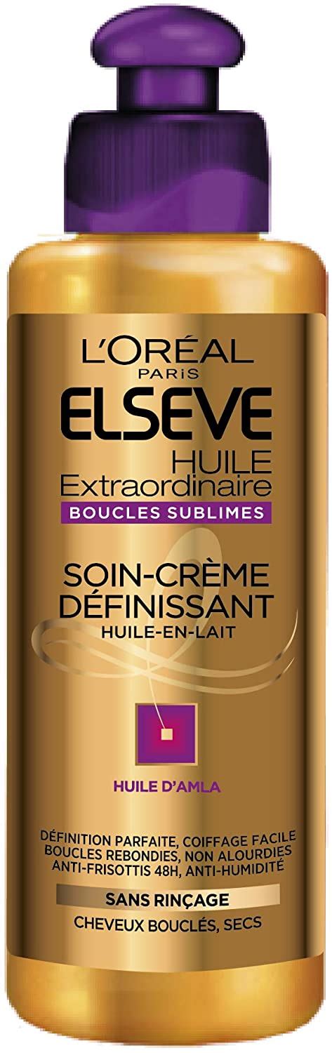 Soin Cr Me D Finissant Boucles Sublimes Els Ve Huile Extraordinaire