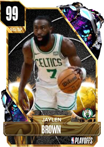 NBA 2K24 2KDB Custom Card Jaylen Brown Playoff