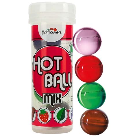 Bolinhas Explosivas Beijável Hot Ball Mix De Sabores Und Hot Flowers Loja Mistisexy