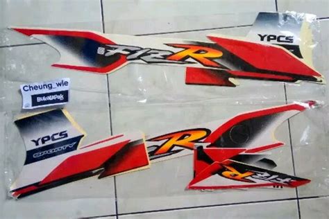 Jual Lis Body Striping Yamaha Force Zr Sporty F Zr Merah