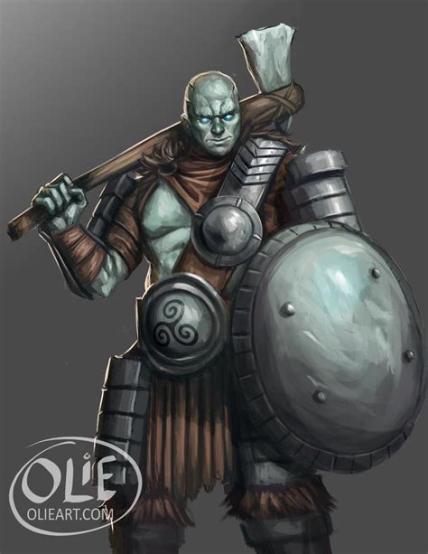 Commission: Goliath Paladin by Olieart on DeviantArt