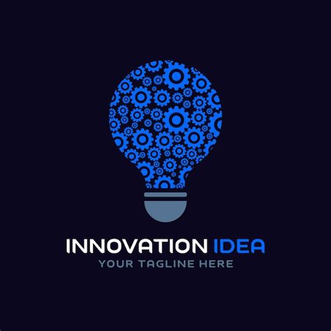 Premium Vector Innovation Idea Logo With Creative Bulb Design