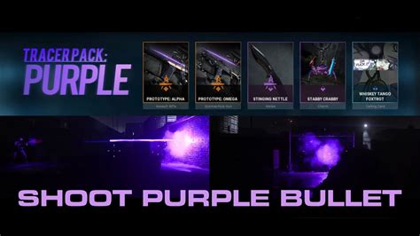 Brand New Tracer Pack Purple Call Of Duty Modern Warfare Youtube