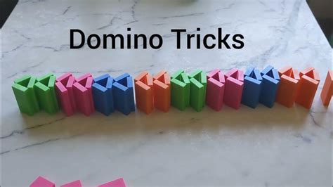 Try These Simple Domino Tricks Youtube