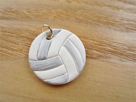 Volleyball Polymer Clay Charms Polymer Clay Jewelry Clay Charms