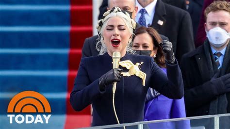 Watch Lady Gaga Perform The National Anthem At Bidens Inauguration