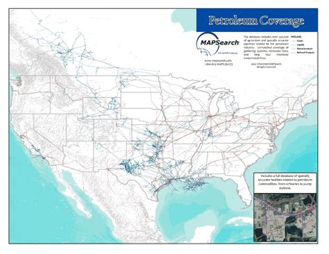 Pipeline GIS Maps for crude oil & natural gas - MapSearch - MapSearch