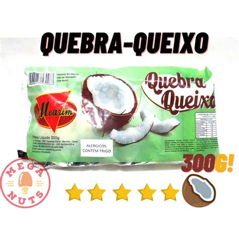 Quebra Queixo G Pacote Doce De Coco Cearense Sem Lactose Mega