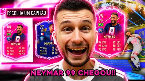 Neymar Futties 99 Chegou E Montei Um Time Bugadasso Junto Com O Mbappe Toty Fifa 23 Ut