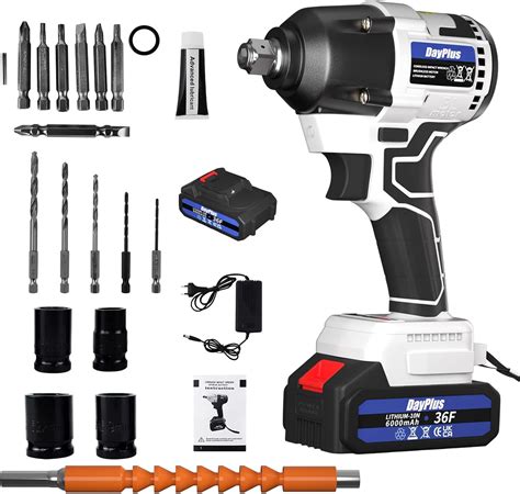 Cordless Impact Wrench With Ah Battery N M Brushless Impact