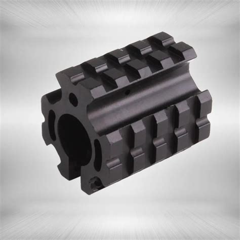 Tactical Picatinny Weaver Barrel Mount Brand Quad Rail Gas Block Barrel