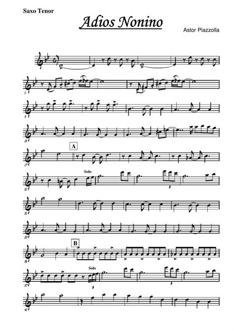 PDF Adios Nonino Tenor DOKUMEN TIPS