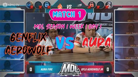 Aura Vs Genflix Aerowolf Match Mdl Season Week Day Mobile