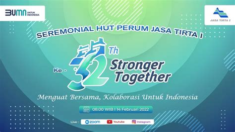 SEREMONIAL HUT PERUM JASA TIRTA I KE 32 YouTube