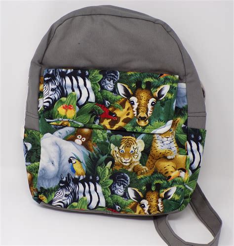 Animal Print Backpack