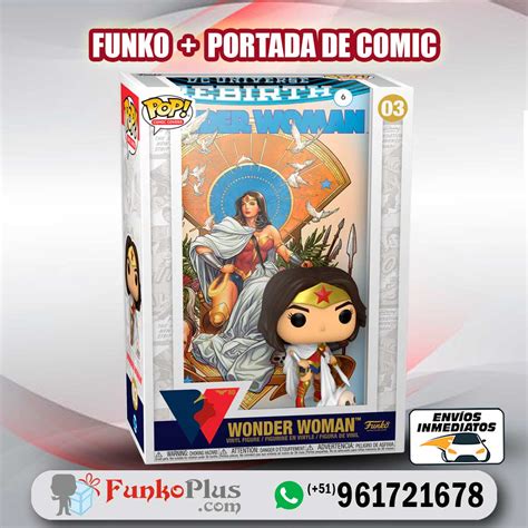 Funko Pop Cover Dc Comics Wonder Woman Mujer Maravilla