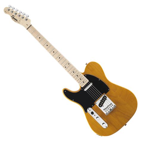 Squier By Fender Affinity Tele Left Hand Guitar Butterscotch Blonde