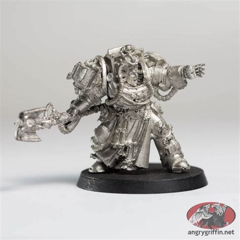 Metal Space Marine Terminator Librarian Angry Griffin