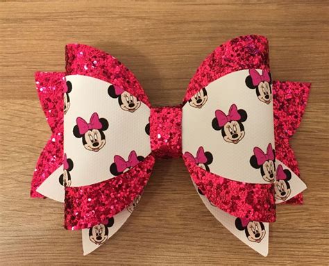 Pin By Gina Leonardo Lewis On Bows Disney Hair Bows Handmade Hair