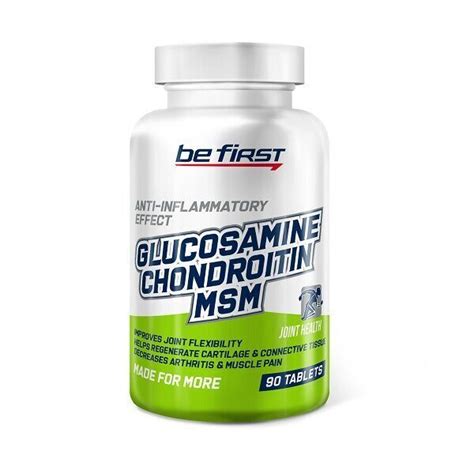 Купить Be First Glucosamin Chondroitin MSM (90капс) по низким ценам в ...
