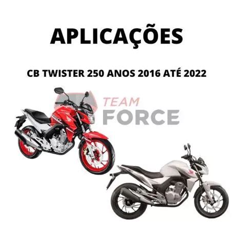 Protetor Carenagem Ferro Tforce Honda Cb Twister Frete Gr Tis