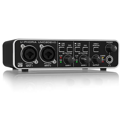 Behringer U-PHORIA UMC202HD USB Audio Interface - Nearly New at Gear4music