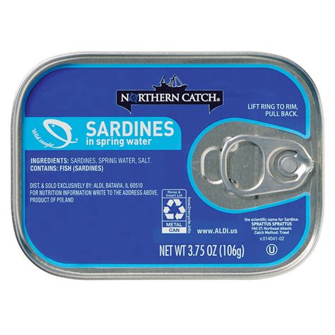 ALDI Northern Catch Sardines In Spring Water Same-Day Delivery or Pickup | Aldi