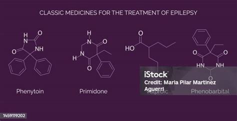 Chemical Structure Of Drugs For The Treatment Of Epilepsy Such As