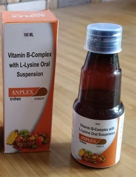 Mixed Berry 100ml Vitamin B Complex L Lysine Oral Suspension At Rs 65