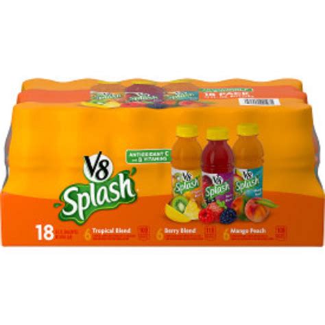 V8 Splash Variety Pack Refreshing Juice 12oz 18pk