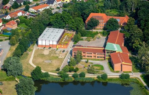 Burg Stargard Von Oben Schulgeb Ude Der Kooperativen Gesamtschule Am