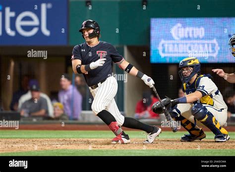 Texas Tech Red Raiders First Baseman Cole Stilwell 18 Bats During An