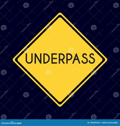 Underpass Vector Illustration Decorative Design Stock Vector Illustration Of Signages