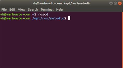 How to Install ROS Melodic on Ubuntu 18.04 - VarHowto