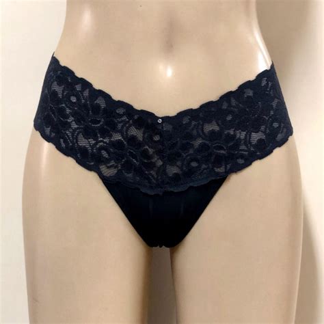 Kit c 3 Calcinha Fio Duplo Cós Rendado Liso Lut Lingerie Galé