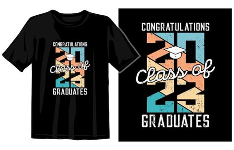 Vector De Dise O De Camiseta Vintage De Graduaci N Felicitaciones