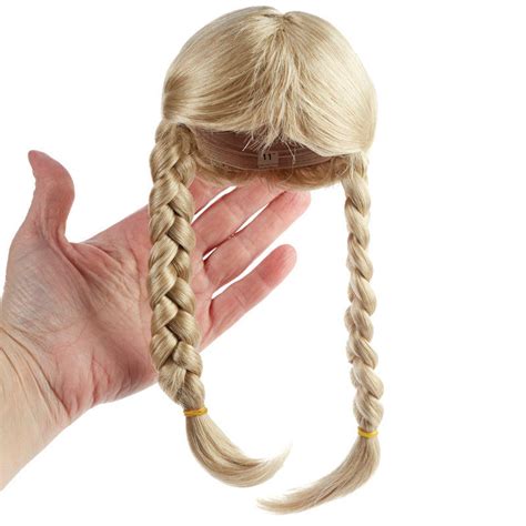 Antina S Long Light Blonde Braids Doll Wig Doll Hair Doll Supplies Craft Supplies