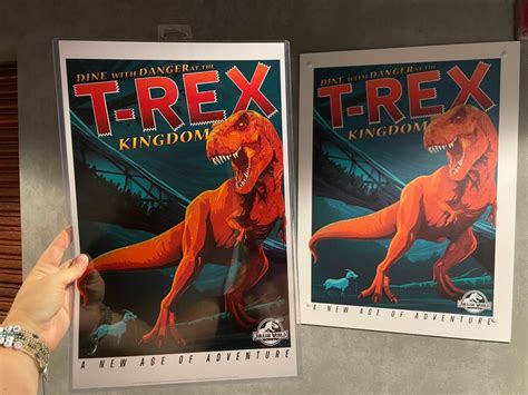 Photos Jurassic World Velocicoaster Posters Now Being Sold As