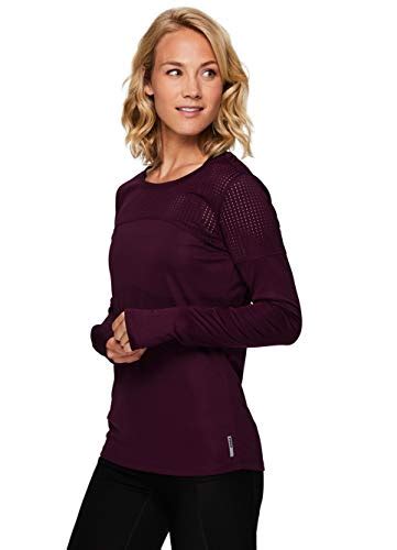 Rbx Active Women S Long Sleeve Ventilated Mesh Lightweight Running