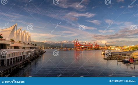 Waterfront Seabus Terminal Vancouver Canada Editorial Image