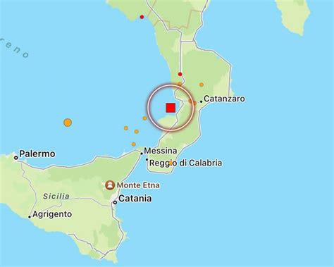 Terremoto In Calabria Forte Scossa Avvertita In Tutta La Regione