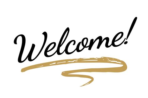 Gold Streak Welcome Sign Template | Square Signs