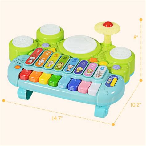 In Musical Instruments Electronic Piano Xylophone Drum Set Learning