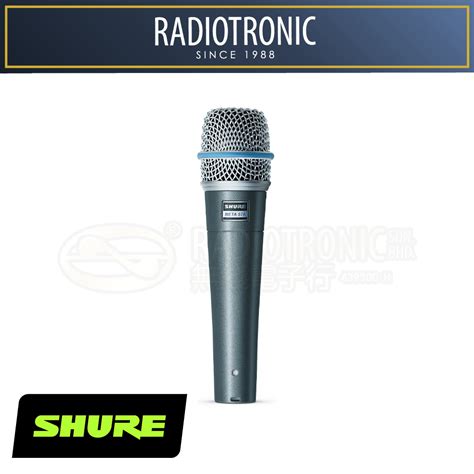 Shure Beta A Supercardioid Dynamic Instrument Microphone Radiotronic