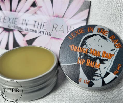 Bath And Beauty Cosmetics Lips Lip Balms Orange Man Bad Lip Balm