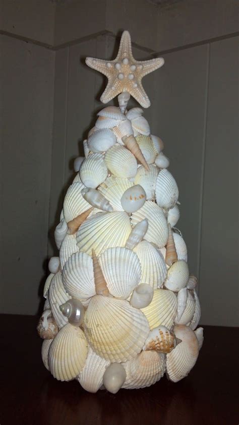 Sea Shell Christmas Tree Sea Shells Pinterest Seashell Crafts