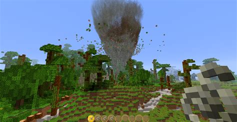 Minecraft Weather And Tornadoes Mod 17b