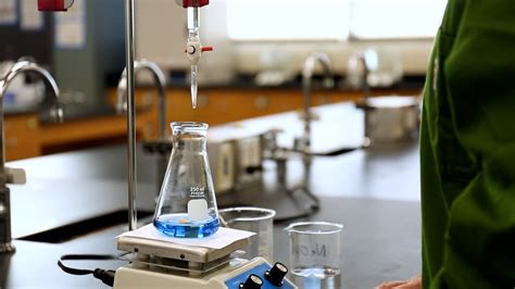 Mjc Chemistry Titration Using A Bromothymol Blue Indicator Youtube