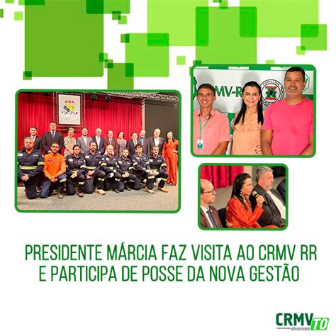 M Rcia Helena Visita Crmv Rr E Prestigia Posse De Nova Gest O Crmv To