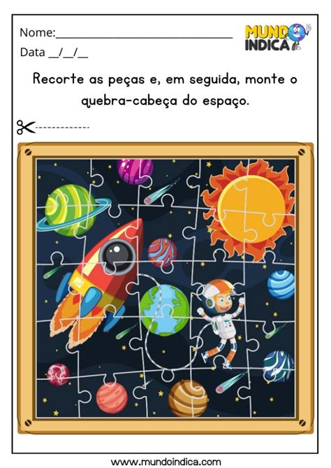 Atividade De Quebra Cabeca - 15 Atividades de Quebra-cabeça para Autistas para Imprimir